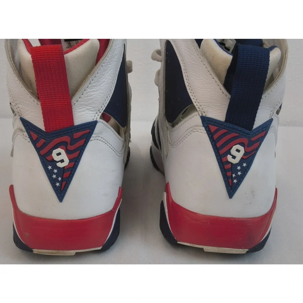 Nike Air Jordan 7 Retro Tinker Alternate Mens US 13 Used Red White & Blue #W5208